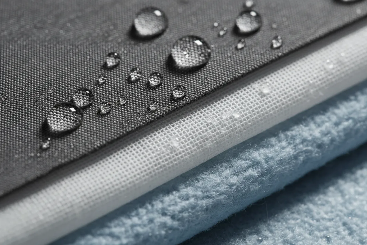 Aquamax materiaali lähikuva